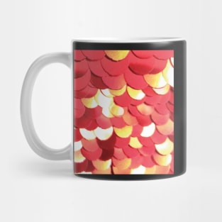 Photographic Image of Red Sequins Mug